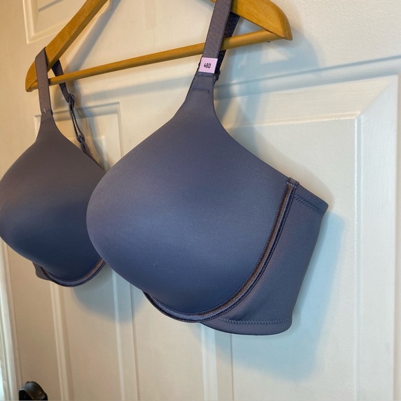 Vanity Fair Beauty Back Smoothing Full Figure Bra Sz 46D Steel Violet NWOT 76380 - Picture 2 of 13